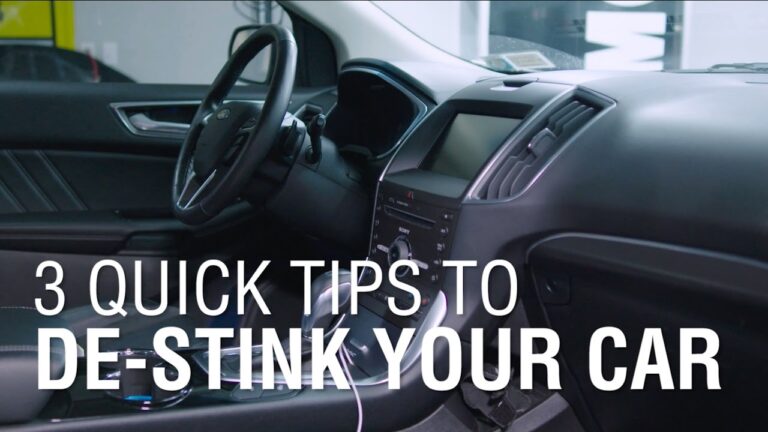 How To Get Rid Of Strong Odors in Car